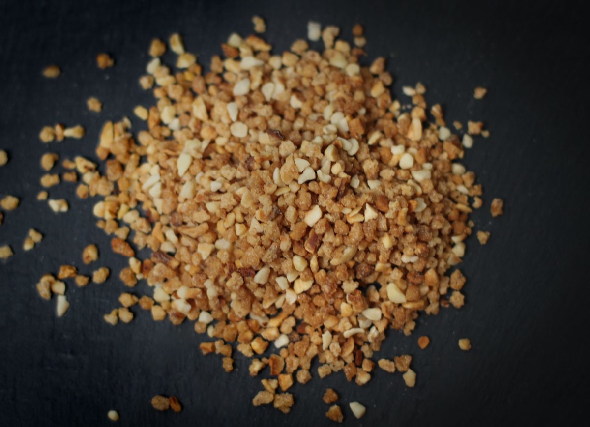 De smaak van krokant karamel